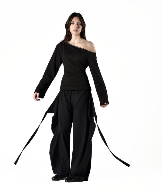 Multi-wear tying pants